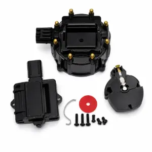 Mastodon Distributor Cap & Rotor Replacement – Black – HEI