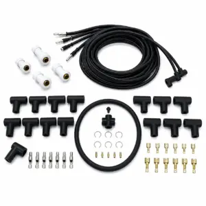 Mastodon 8mm 90 Degree Ceramic Boots, Plug Wires Set