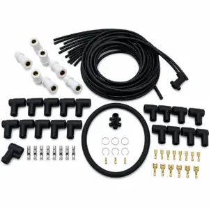 Mastodon 8mm 180 Degree Ceramic Boots, Plug Wires Set