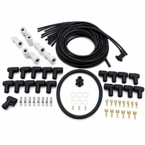 Mastodon 8mm 135 Degree Ceramic Boots, Plug Wires Set