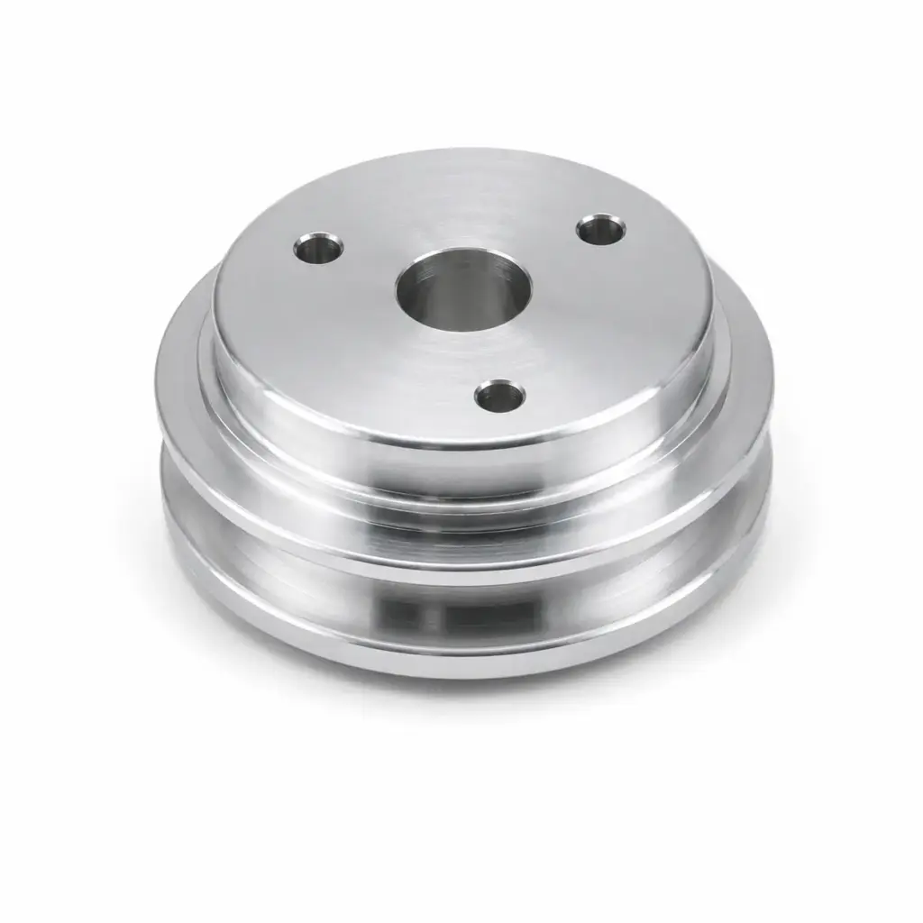 Mastodon Chevy Small Block Aluminium LWP 2 Groove Crankshaft Pulley