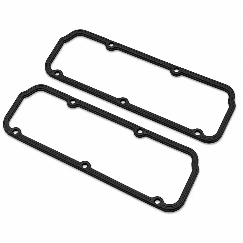Mastodon Ford 351C Valve Cover Gaskets, Rubber w/ Steel Shim Core