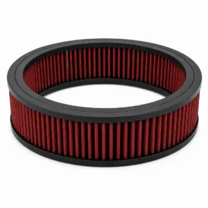 Mastodon Round Washable Air Filter Element – Red 14"x3"