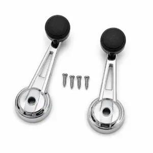 Mastodon Ford Pickup Truck Chrome Interior Window Crank Handle Set