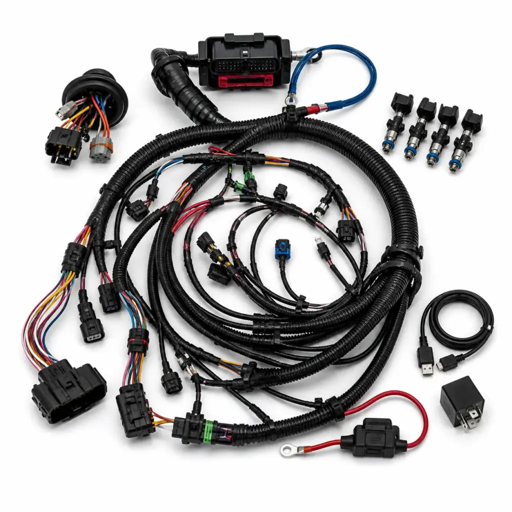 Mastodon DBC LS1 Standalone W/ 4L60E Evi Plug Wiring Harness