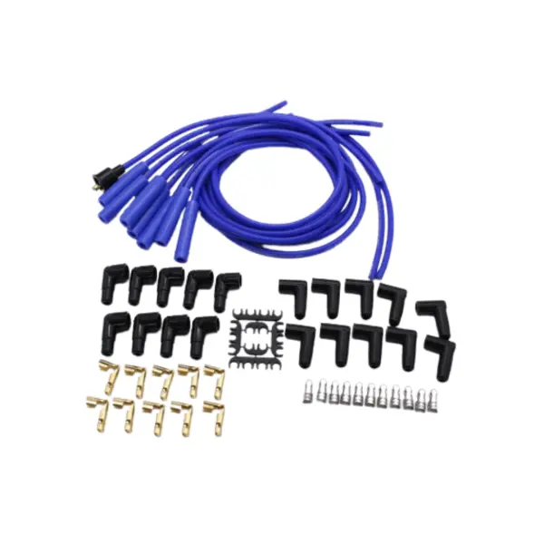 Mastodon Universal Ignition Wire Set 8.5mm 180 Deg – Blue