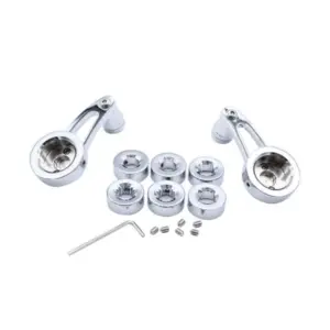 Mastodon Billet Window Handle Chrome