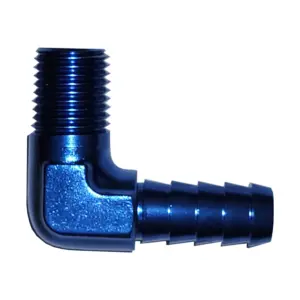 FTF Adapter Male 90° 1/4" Npt To 9.5mm Barbeded | MBAN411-1/4-9.5