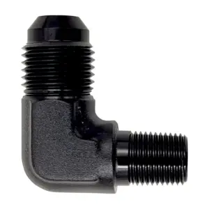 FTF Adapter 90° An6 To 1/8" Npt Black | MBAN411-6-2D-BL