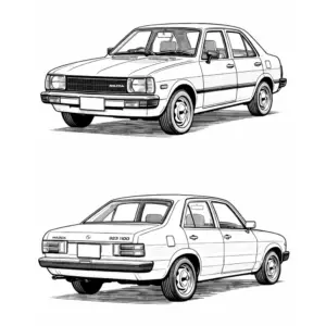 Rubber Kits - Mazda 323 1300