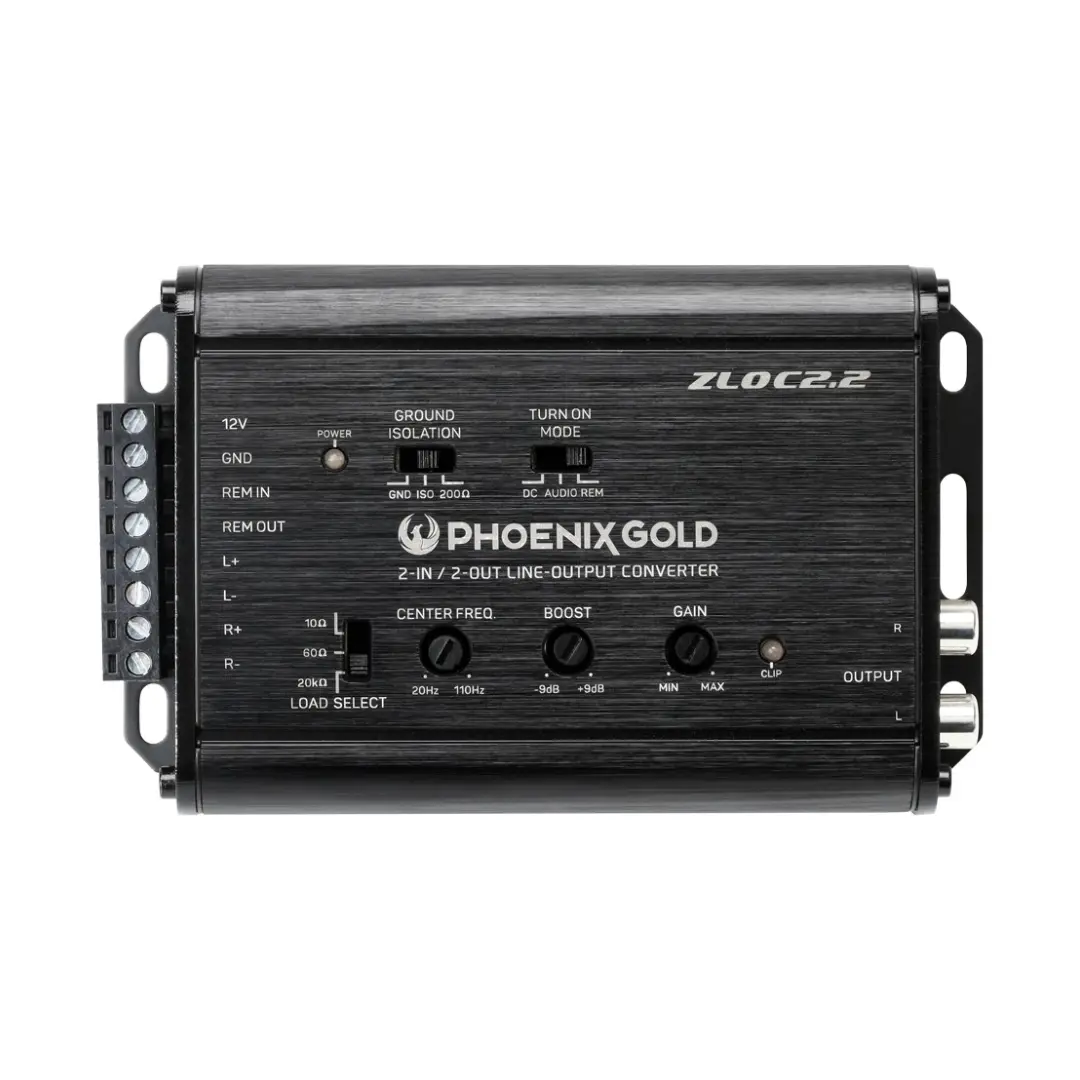 ZLOC2.2 – 2 channel input and 2 out with Parametric (8 to 32V)