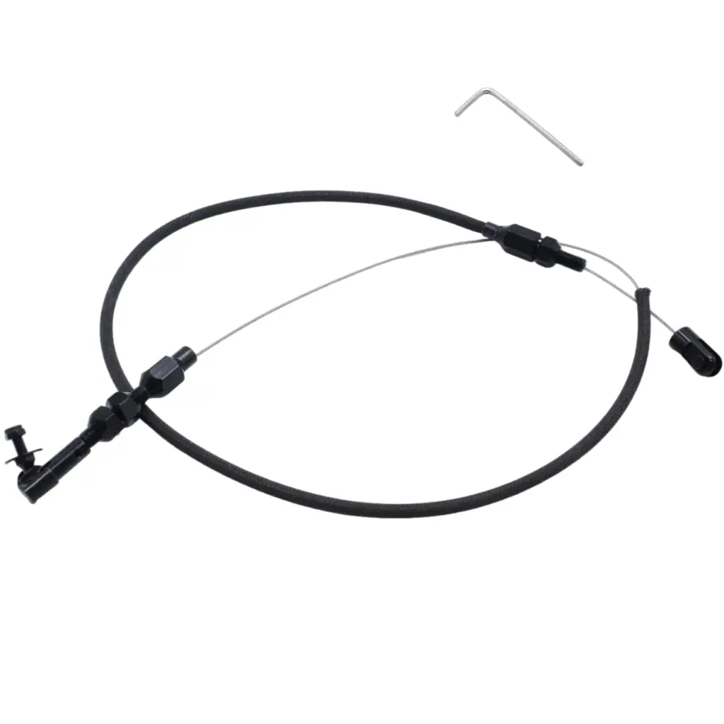 Mastodon 24 Inch Universal Braided Throttle Cable Black