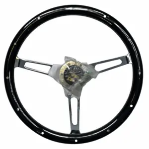 14" Billet Half Wrap Steering Wheel (9-Hole) Mastodon