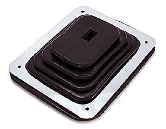 Mastodon Rubber Shifter Boot with Plate (Chrome)
