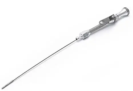stainless steel flexible dipstick - Driver Side SBC