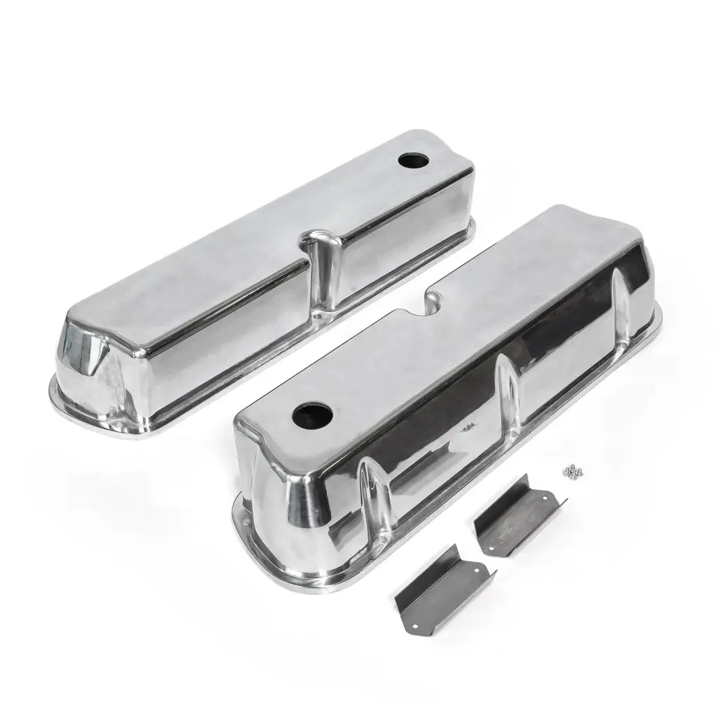 Mastodon Casting Valve Covers For SB Ford 289/302 Polished