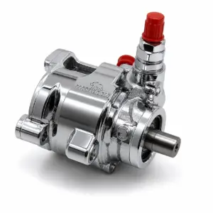 Mastodon Power Steering Pump Remote Reservoir GM Type 2 Style – Chrome