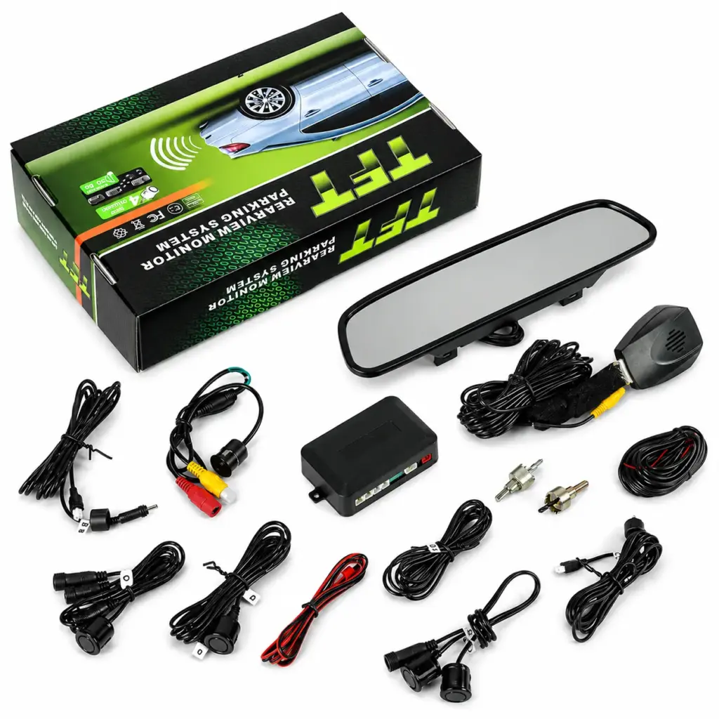 Rear View Mirror Parking Kit, 4.3" TFT Mirror